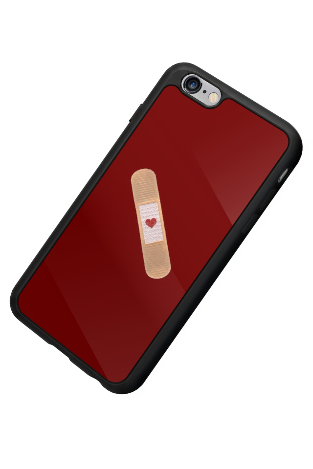 iPhone 6s Plus Uyumlu Kalp Love Tasarımlı Glossy Premium Kılıf