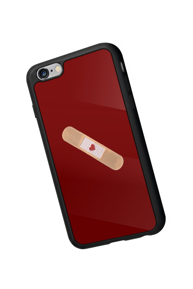 iPhone 6s Plus Uyumlu Kalp Love Tasarımlı Glossy Premium Kılıf