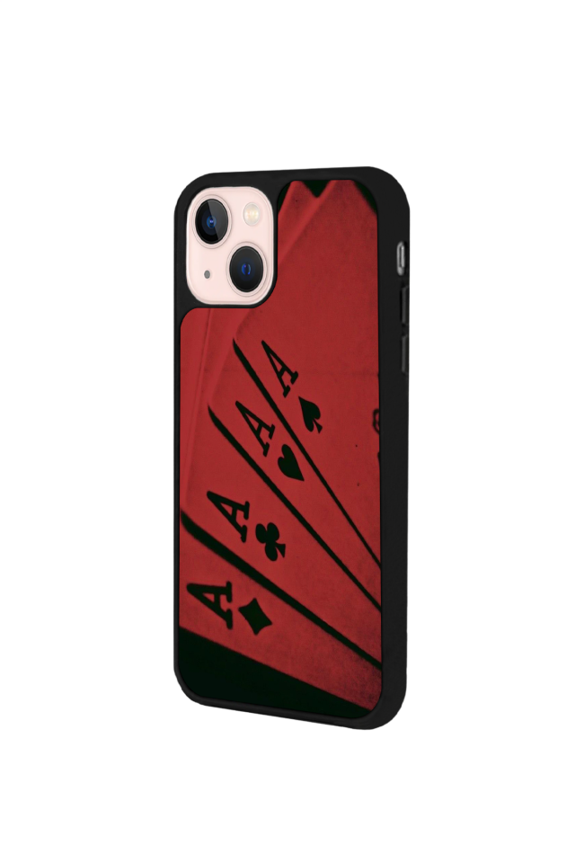 iPhone 13 Mini Uyumlu Kart Tasarımlı Glossy Premium Kılıf