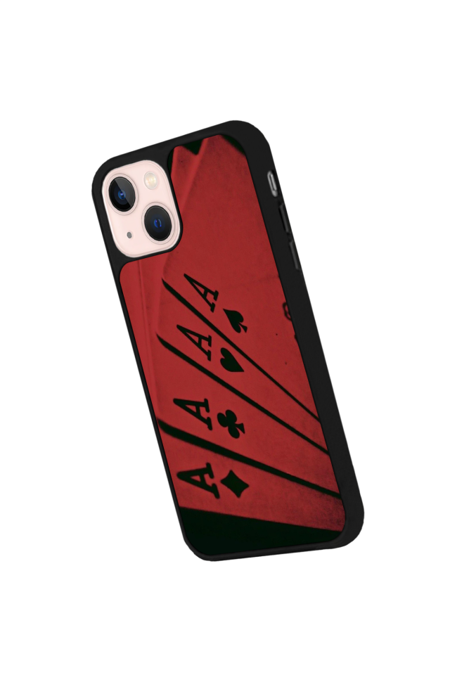 iPhone 13 Mini Uyumlu Kart Tasarımlı Glossy Premium Kılıf