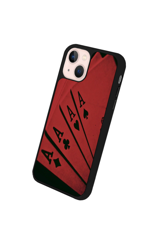 iPhone 13 Mini Uyumlu Kart Tasarımlı Glossy Premium Kılıf