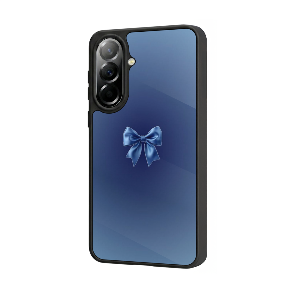 Samsung Galaxy A37 Uyumlu Kurdele Tasarımlı Glossy Premium Kılıf