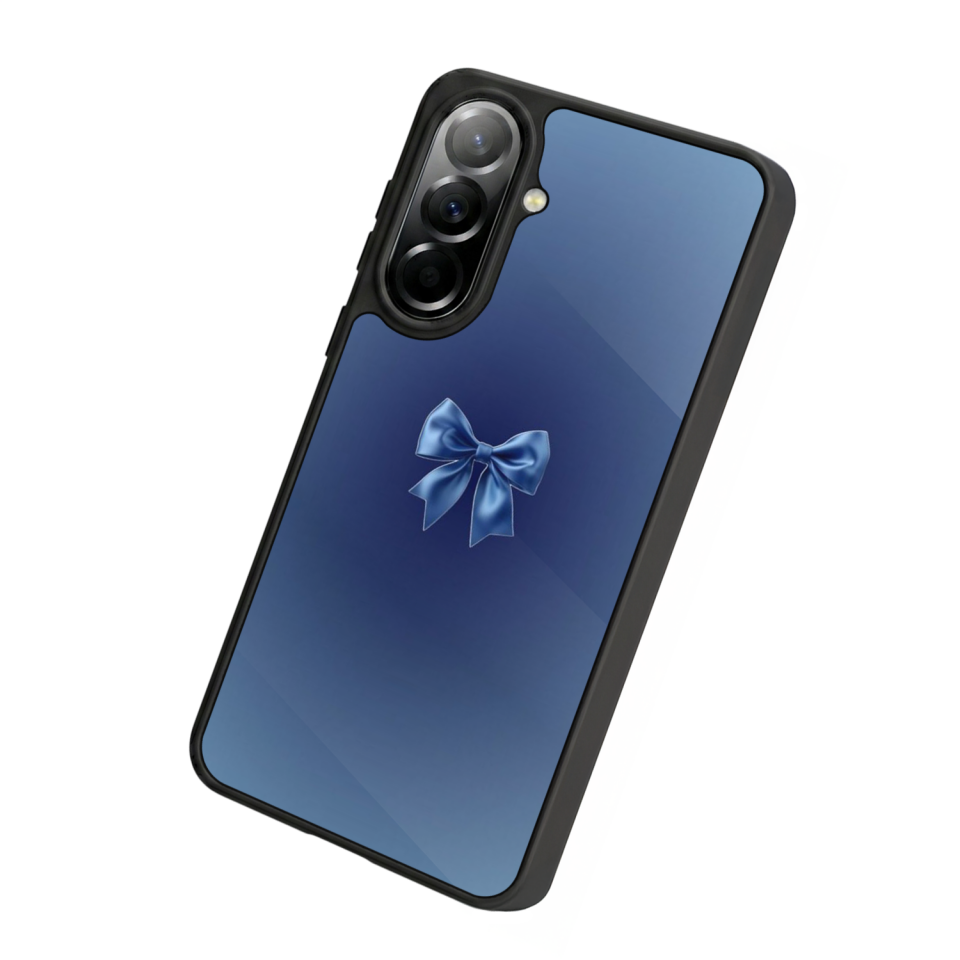 Samsung Galaxy A37 Uyumlu Kurdele Tasarımlı Glossy Premium Kılıf