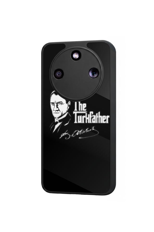 Honor Magic 8 Lite Uyumlu  Mustafa Kemal Ataturk Tasarımlı Glossy Premium Kılıf
