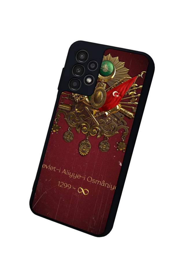 Samsung Galaxy A23 Uyumlu Osmanli Tugrasi Tasarımlı Glossy Premium Kılıf