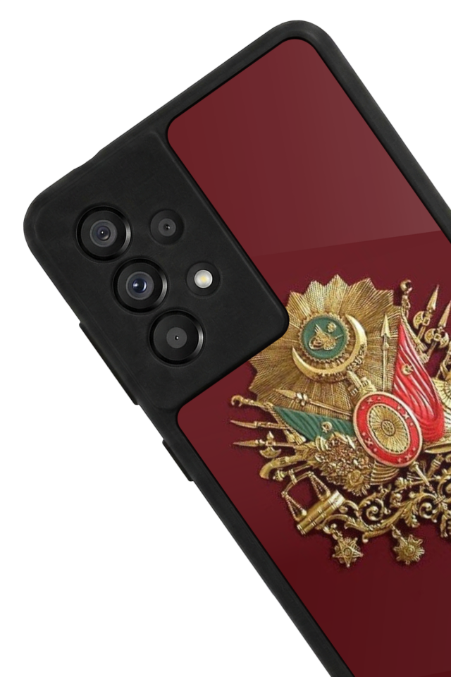 Samsung Galaxy A73 Uyumlu Osmanli Tugrasi Tasarımlı Glossy Premium Kılıf