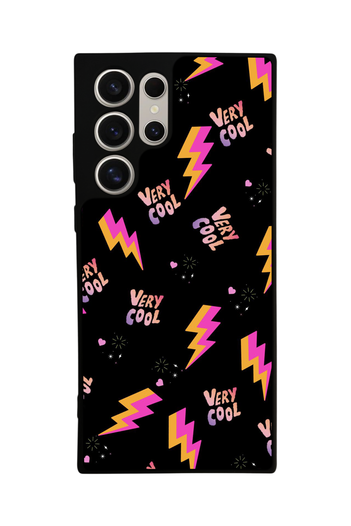 Samsung Galaxy S24 Ultra Uyumlu Simsek Tasarımlı Glossy Premium Kılıf