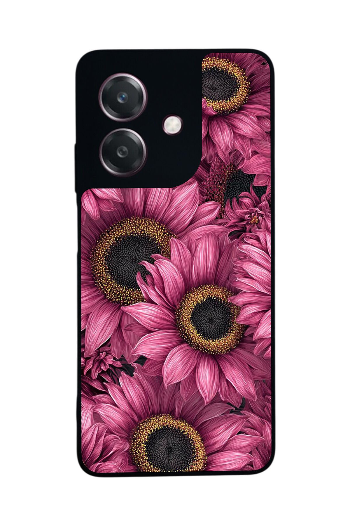 Oppo A3 5G Uyumlu Cicek Tasarımlı Glossy Premium Kılıf