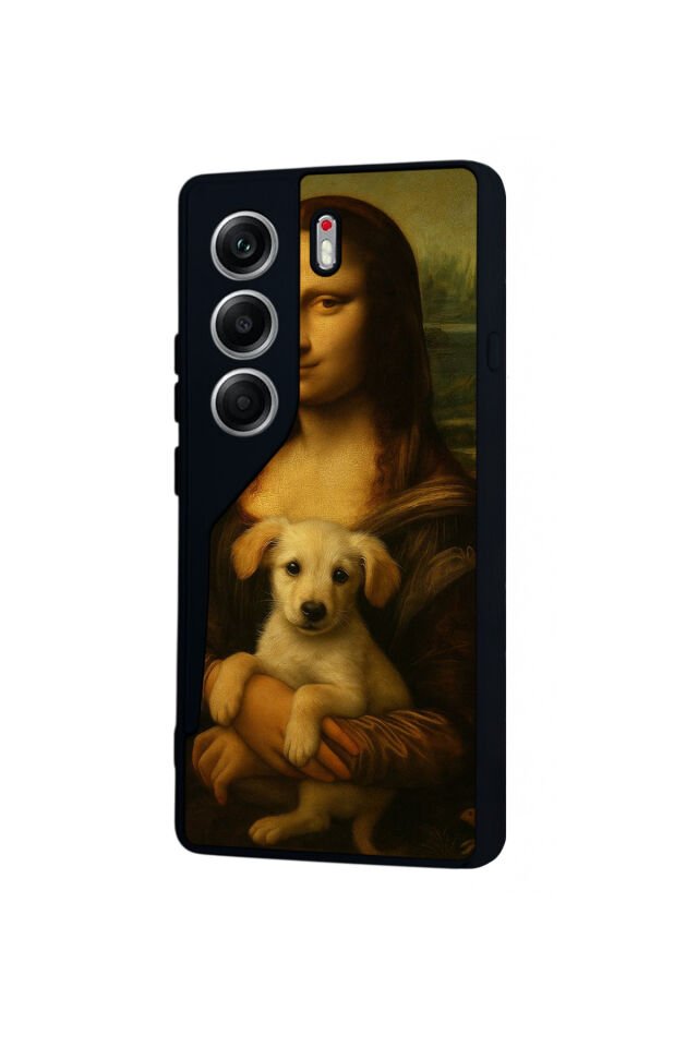 Tecno Camon 40 Uyumlu Monalisa Tasarımlı Glossy Premium Kılıf