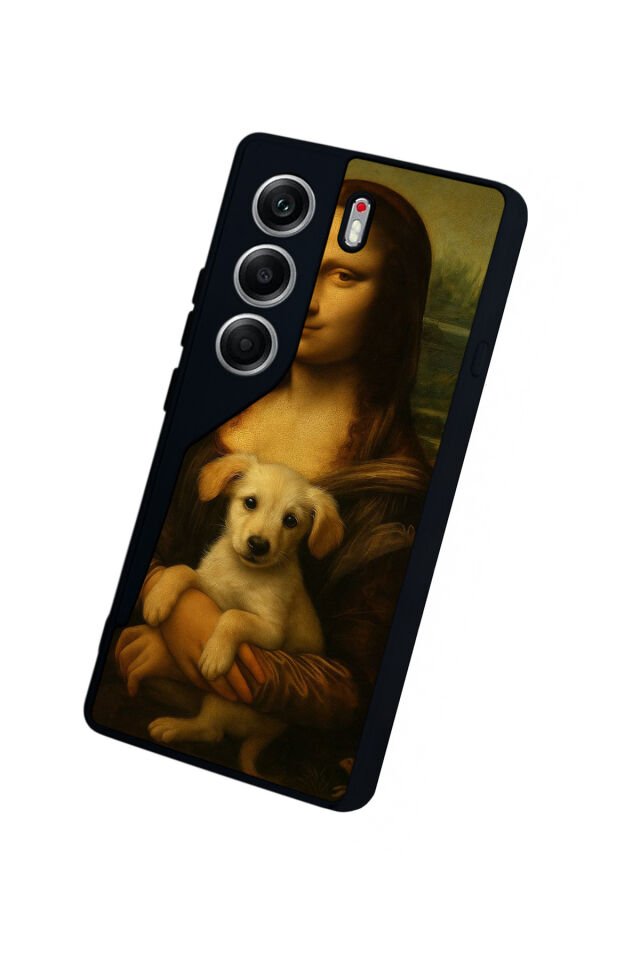 Tecno Camon 40 Uyumlu Monalisa Tasarımlı Glossy Premium Kılıf