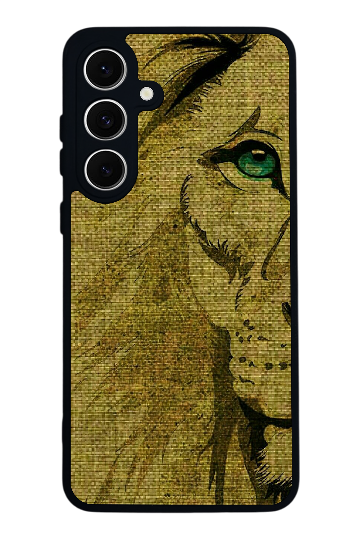 Samsung Galaxy A16 Uyumlu Aslan Tasarımlı Glossy Premium Kılıf