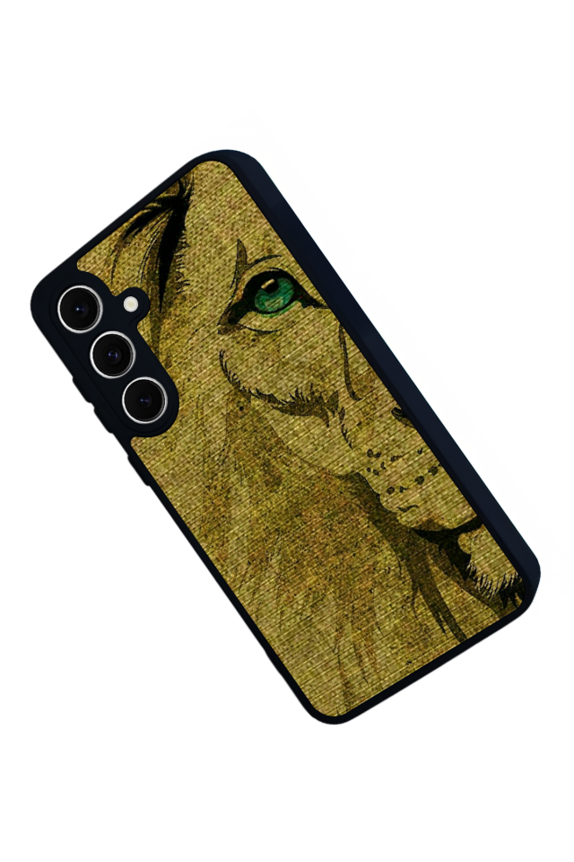 Samsung Galaxy A16 Uyumlu Aslan Tasarımlı Glossy Premium Kılıf