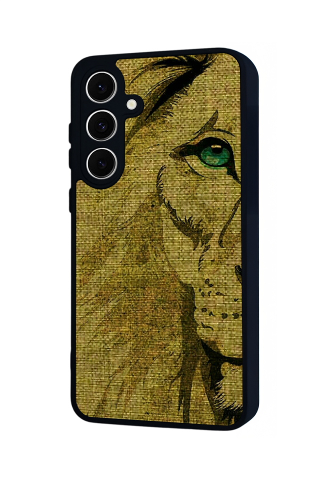 Samsung Galaxy A16 Uyumlu Aslan Tasarımlı Glossy Premium Kılıf