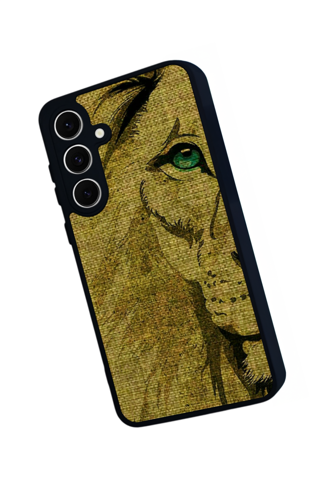 Samsung Galaxy A16 Uyumlu Aslan Tasarımlı Glossy Premium Kılıf