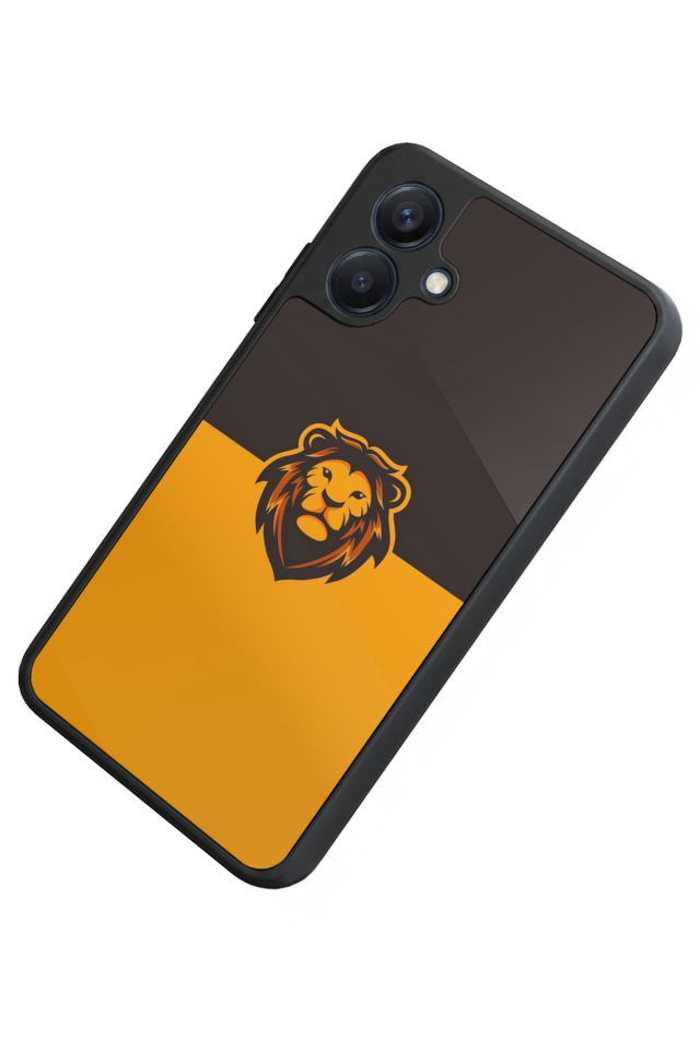 Samsung Galaxy A07 Uyumlu Aslan Tasarımlı Glossy Premium Kılıf