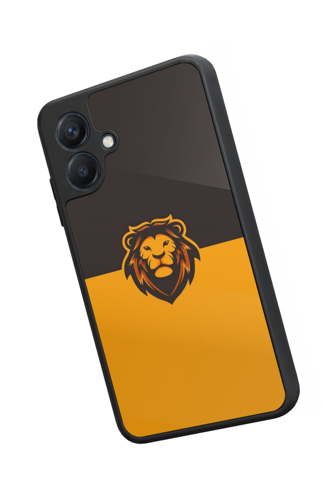 Samsung Galaxy A07 Uyumlu Aslan Tasarımlı Glossy Premium Kılıf