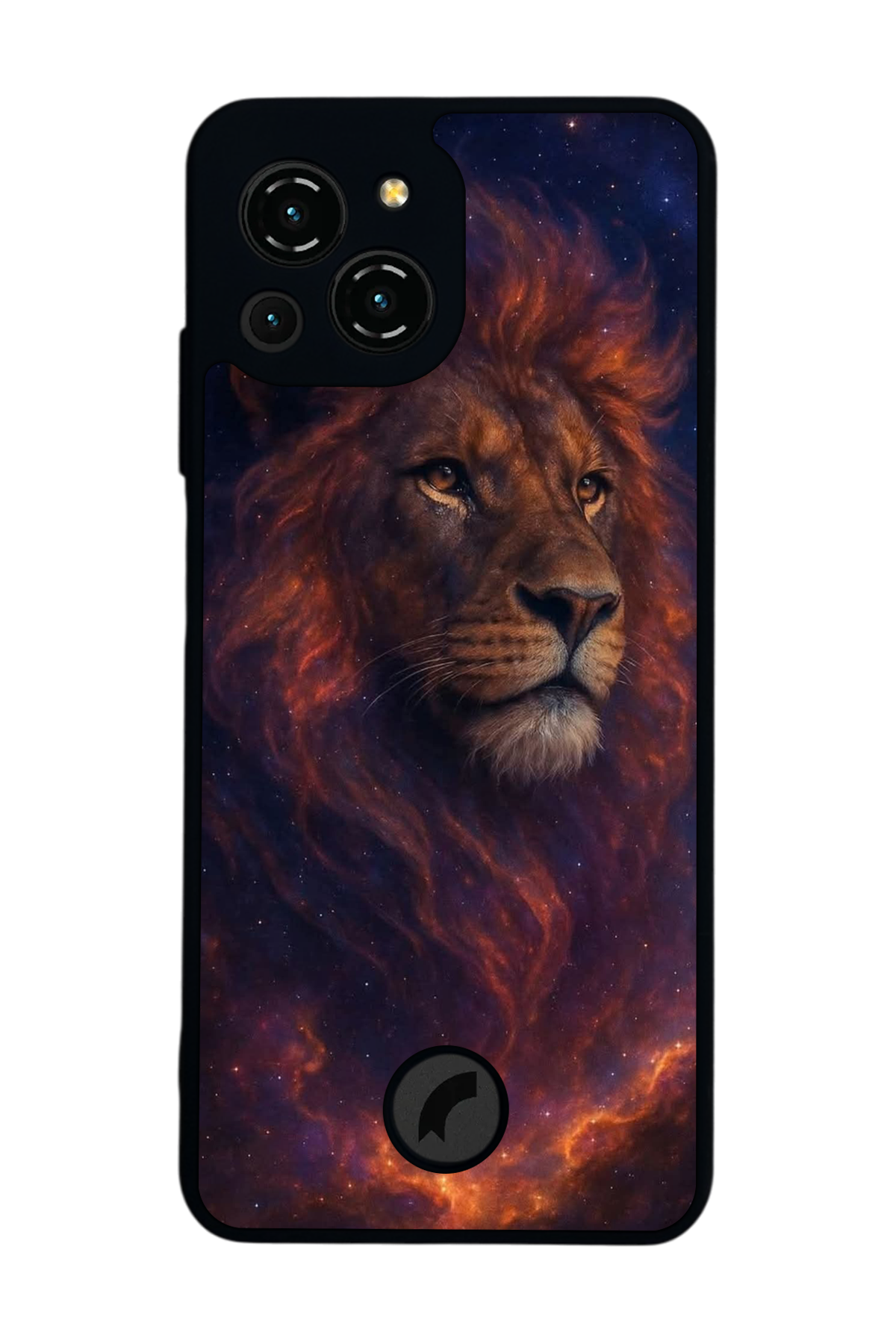 Reeder S23 Pro Max Uyumlu Aslan Tasarımlı Glossy Premium Kılıf