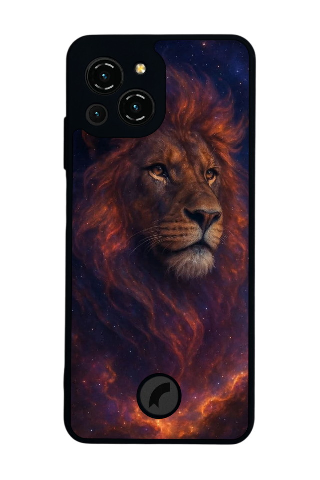 Reeder S23 Pro Max Uyumlu Aslan Tasarımlı Glossy Premium Kılıf