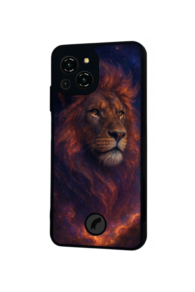 Reeder S23 Pro Max Uyumlu Aslan Tasarımlı Glossy Premium Kılıf
