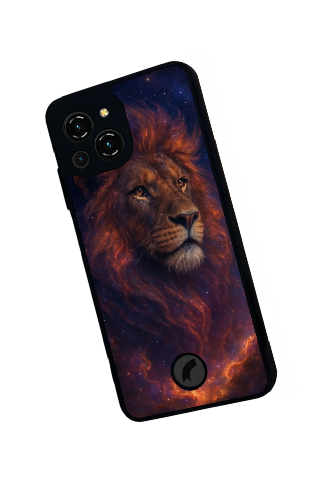 Reeder S23 Pro Max Uyumlu Aslan Tasarımlı Glossy Premium Kılıf