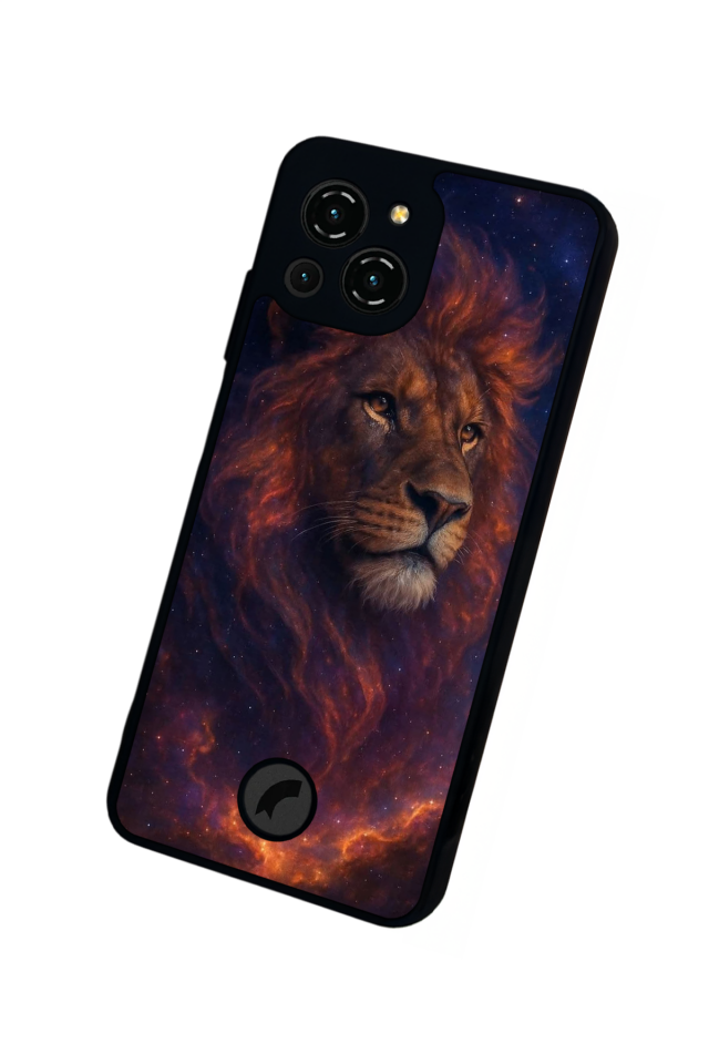 Reeder S23 Pro Max Uyumlu Aslan Tasarımlı Glossy Premium Kılıf