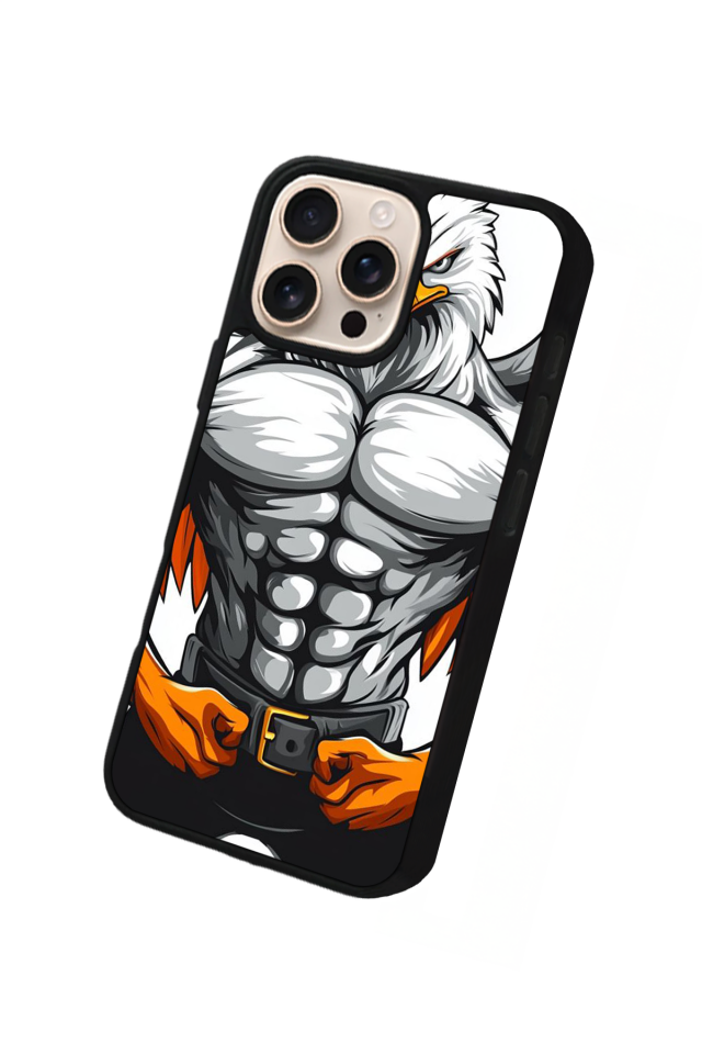 iPhone 16 Pro Max Uyumlu Besiktas Tasarımlı Glossy Premium Kılıf