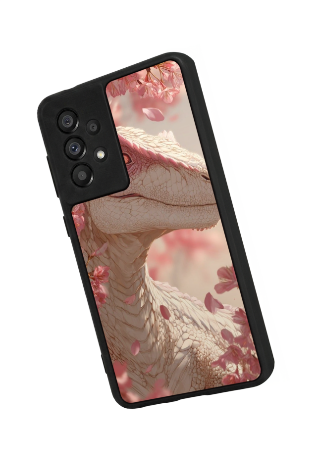 Samsung Galaxy A73 Uyumlu Dinazor Tasarımlı Glossy Premium Kılıf