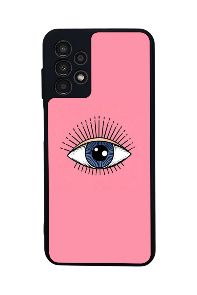 Samsung Galaxy A23 Uyumlu Göz Tasarımlı Glossy Premium Kılıf