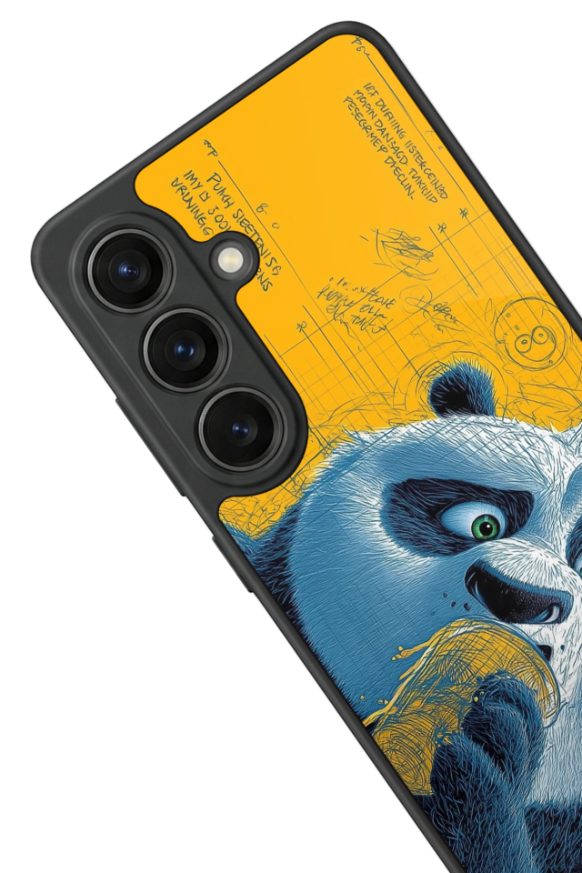 Samsung Galaxy S26 Uyumlu Kung Fu Panda Tasarımlı Glossy Premium Kılıf