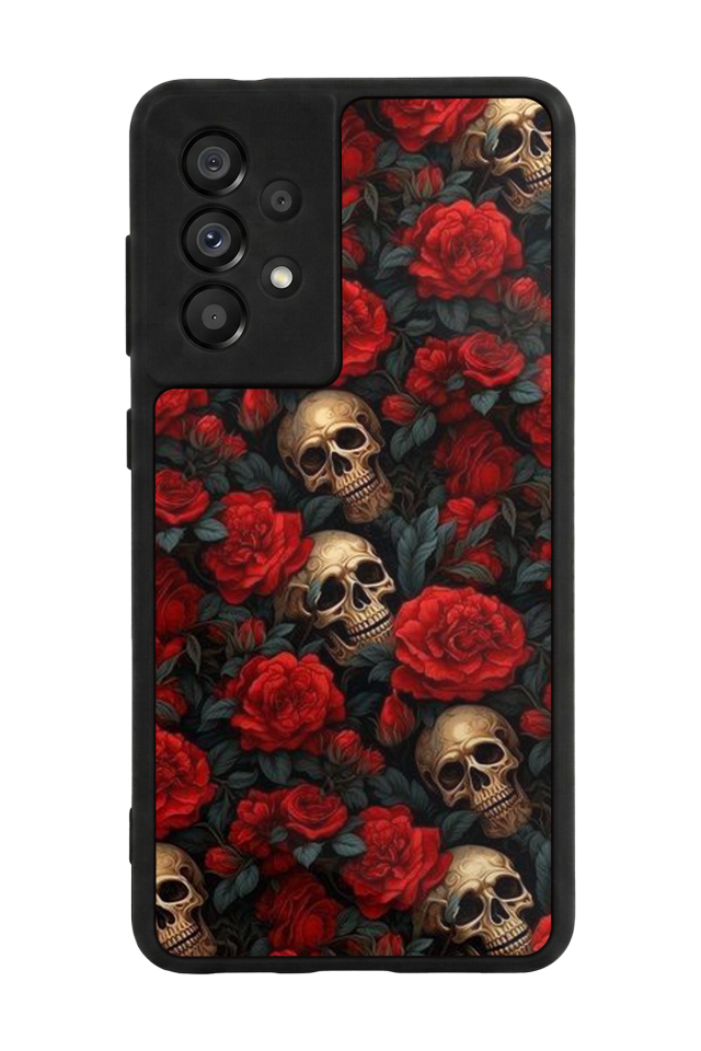 Samsung Galaxy A73 Uyumlu KuruKafa Tasarımlı Glossy Premium Kılıf
