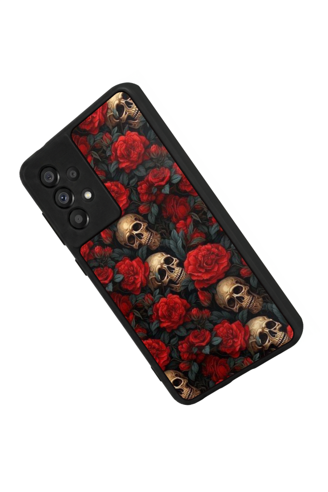 Samsung Galaxy A73 Uyumlu KuruKafa Tasarımlı Glossy Premium Kılıf