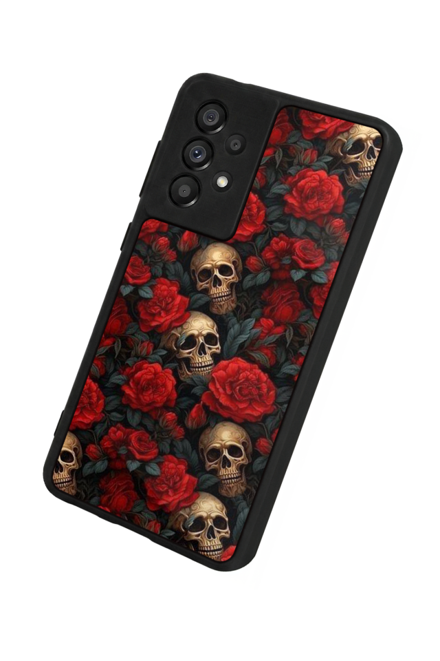 Samsung Galaxy A73 Uyumlu KuruKafa Tasarımlı Glossy Premium Kılıf