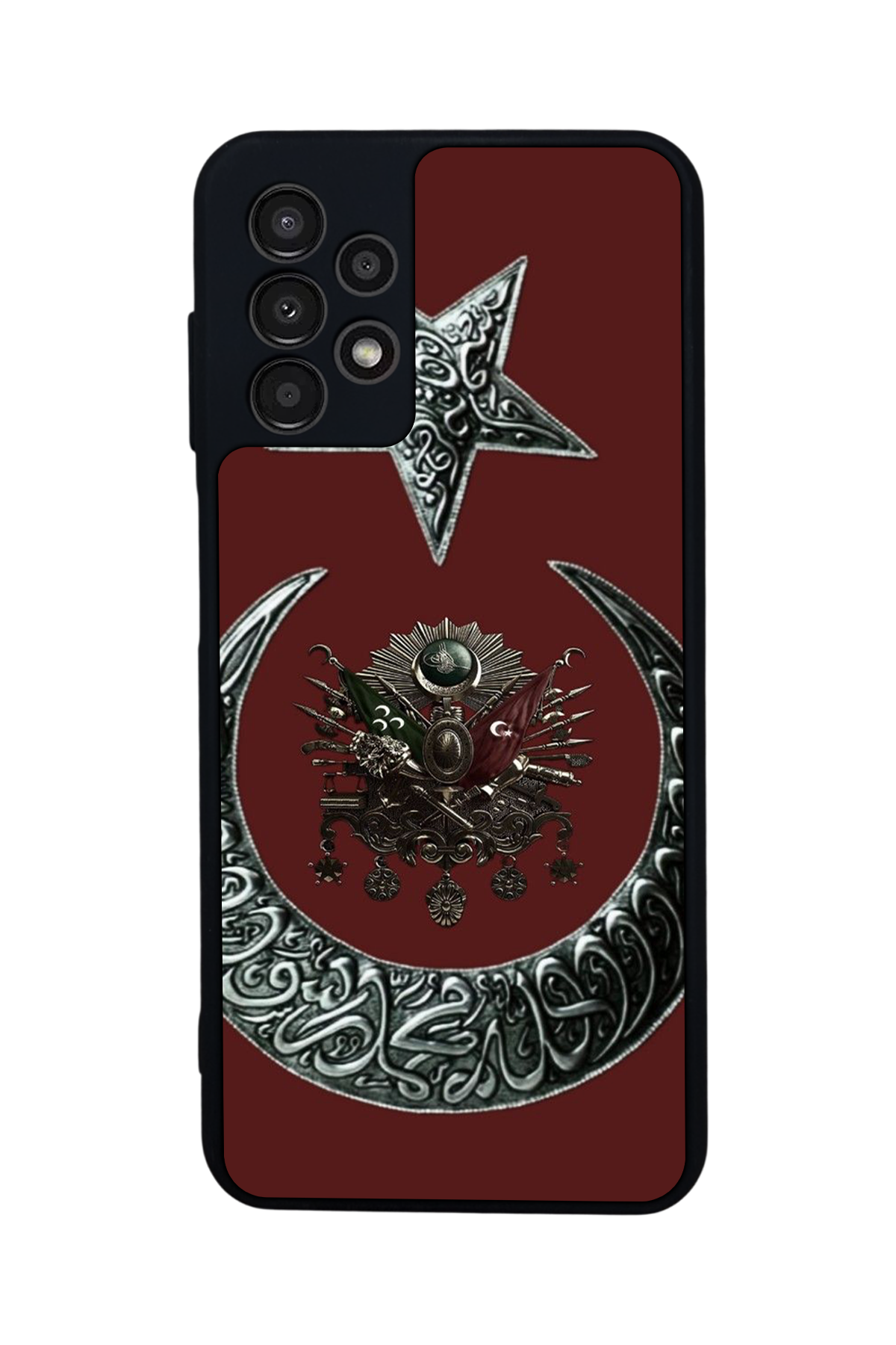 Samsung Galaxy A23 Uyumlu Osmanli Tugrasi Tasarımlı Glossy Premium Kılıf