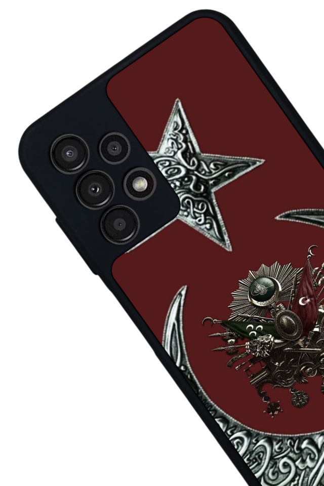 Samsung Galaxy A23 Uyumlu Osmanli Tugrasi Tasarımlı Glossy Premium Kılıf