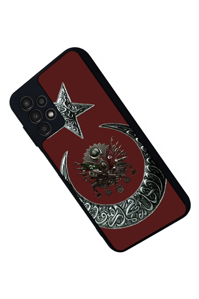 Samsung Galaxy A23 Uyumlu Osmanli Tugrasi Tasarımlı Glossy Premium Kılıf