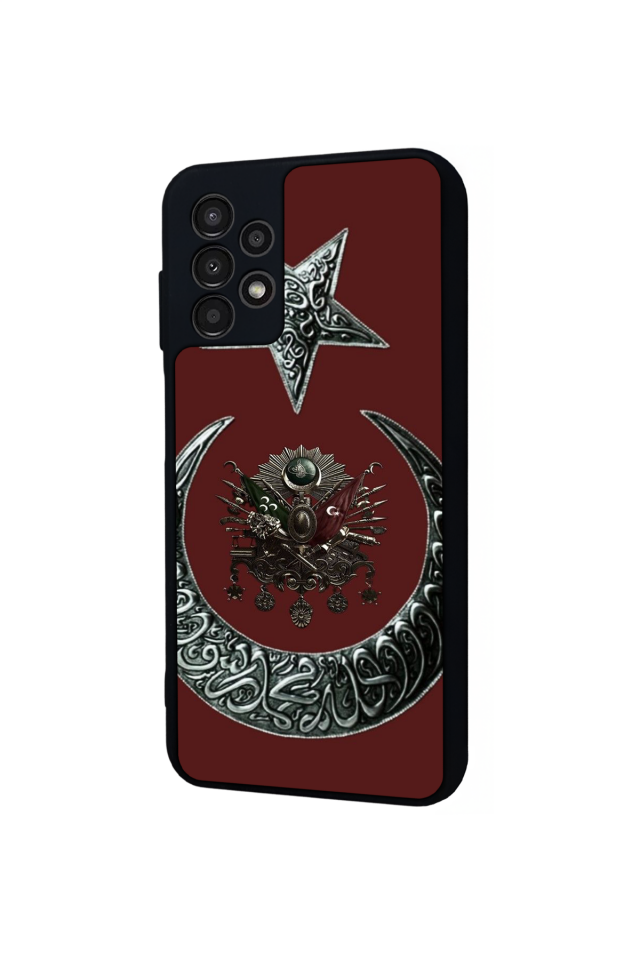 Samsung Galaxy A23 Uyumlu Osmanli Tugrasi Tasarımlı Glossy Premium Kılıf