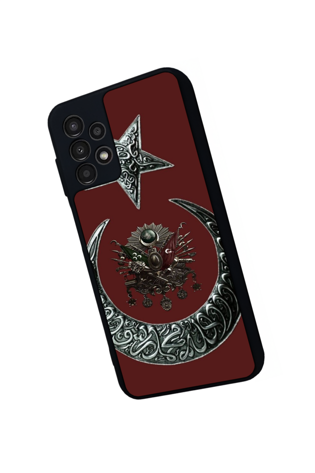 Samsung Galaxy A23 Uyumlu Osmanli Tugrasi Tasarımlı Glossy Premium Kılıf