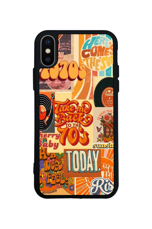 iPhone X/ XS Uyumlu Poster Tasarımlı Glossy Premium Kılıf