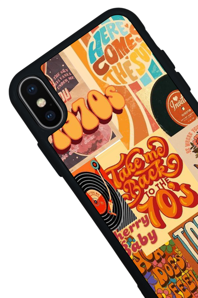 iPhone X/ XS Uyumlu Poster Tasarımlı Glossy Premium Kılıf