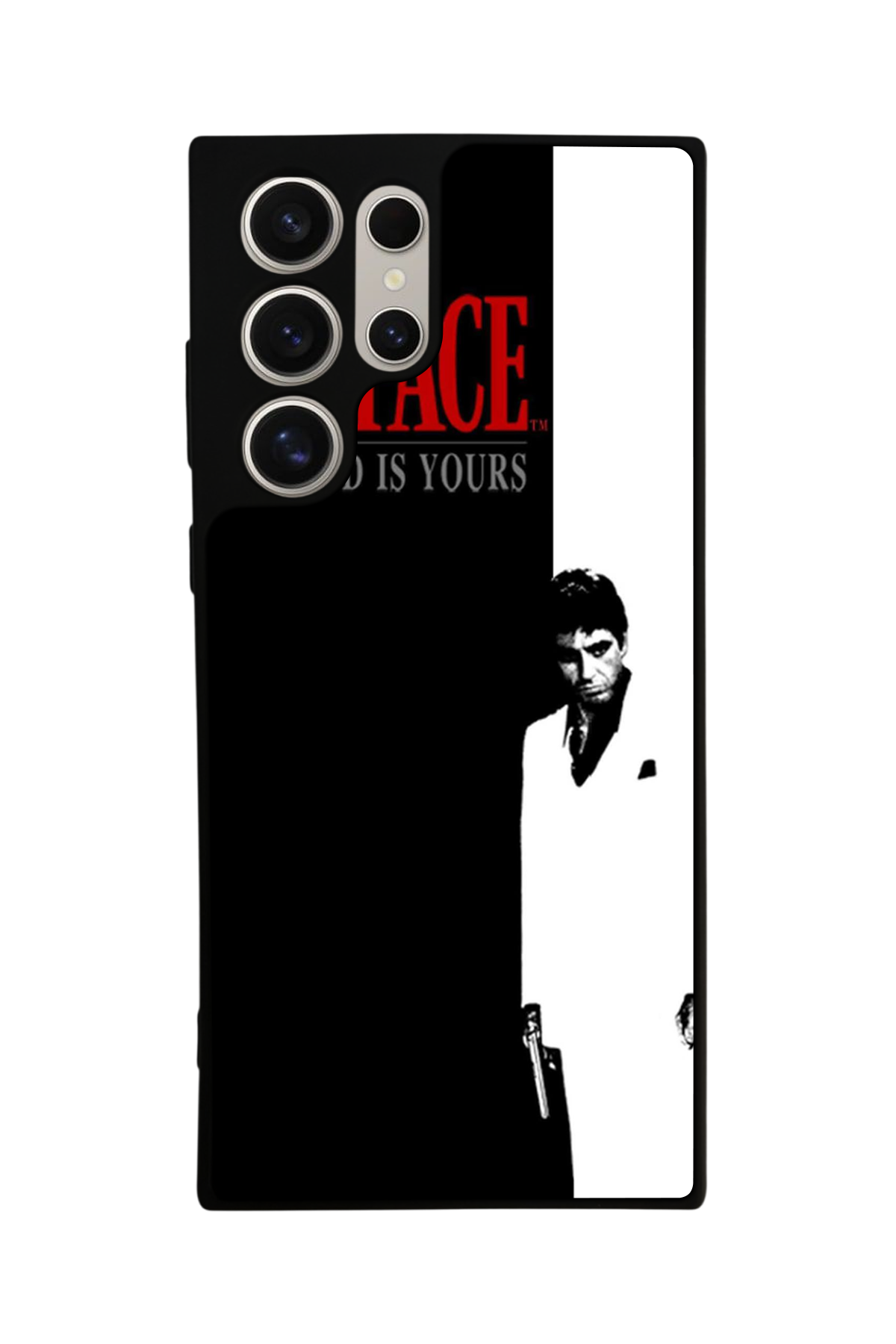 Samsung Galaxy S24 Ultra Uyumlu Scarface Tasarımlı Glossy Premium Kılıf