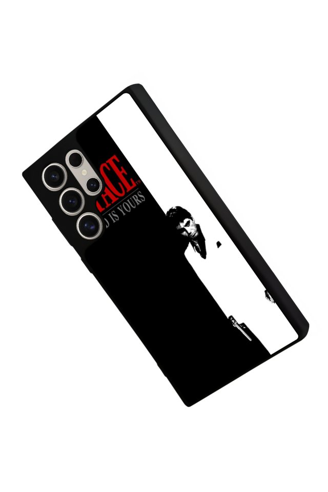Samsung Galaxy S24 Ultra Uyumlu Scarface Tasarımlı Glossy Premium Kılıf