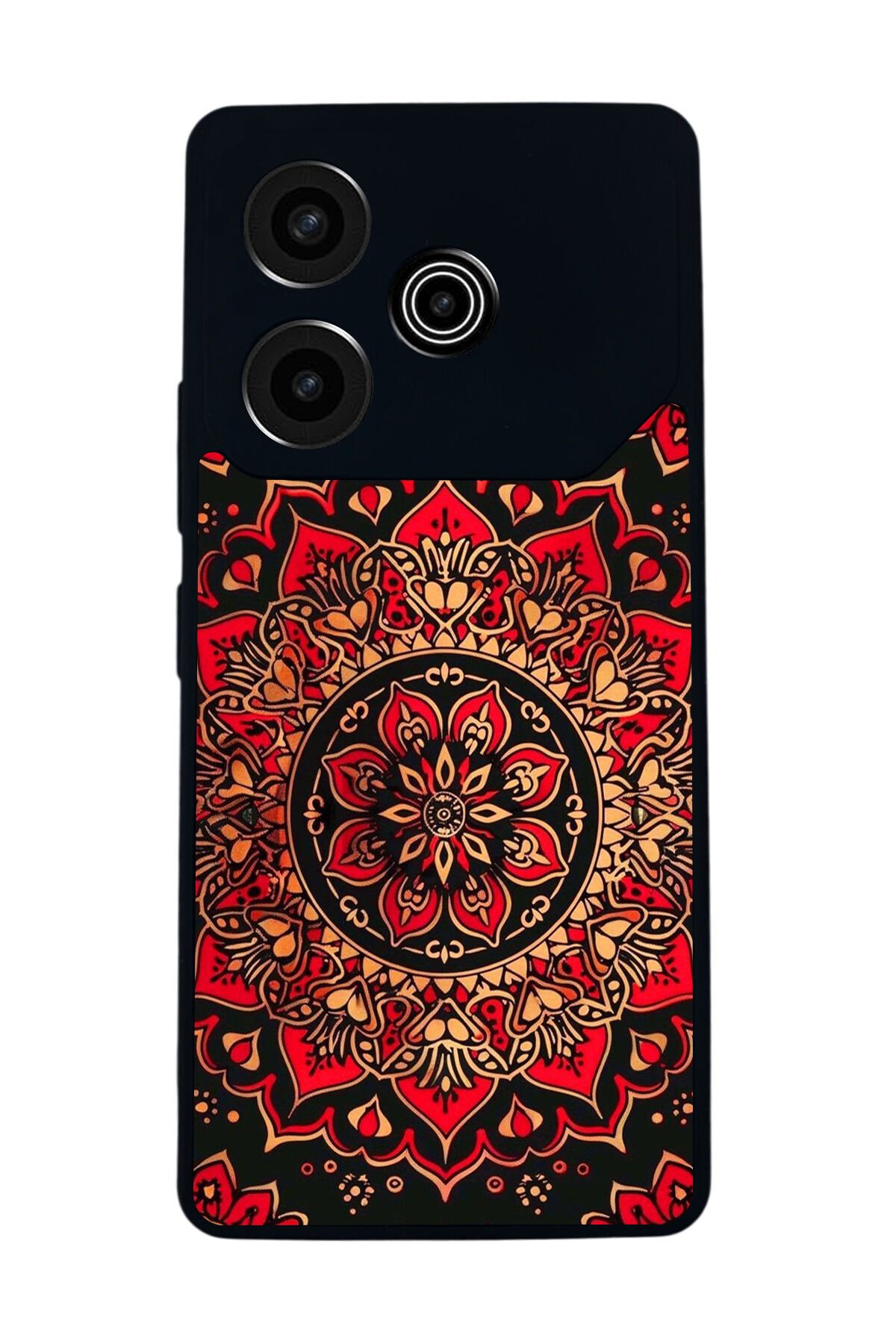 Tecno Pova 6 Uyumlu Mandala Tasarımlı Glossy Premium Kılıf