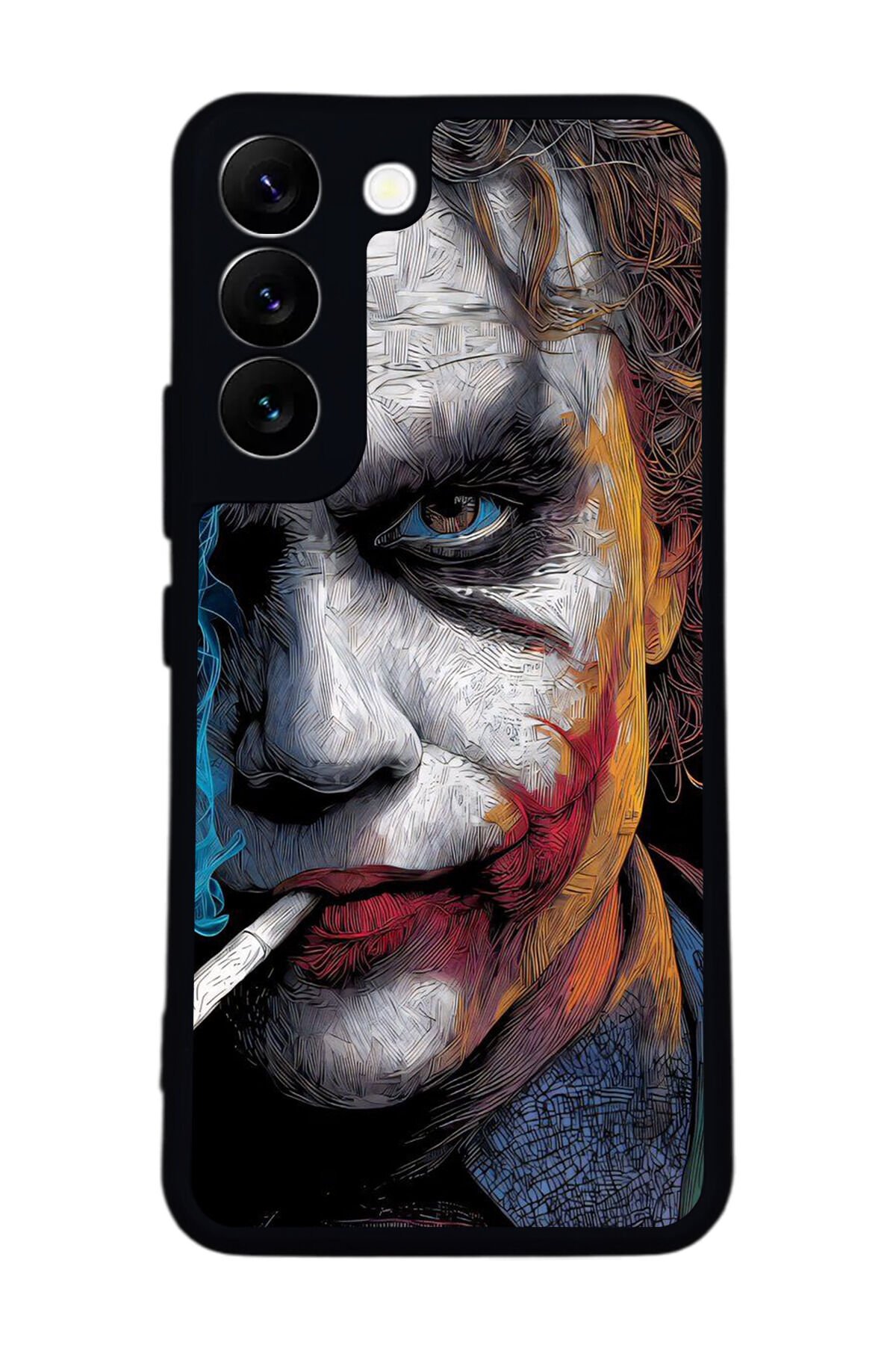 Samsung Galaxy S22 Uyumlu Joker Tasarımlı Glossy Premium Kılıf