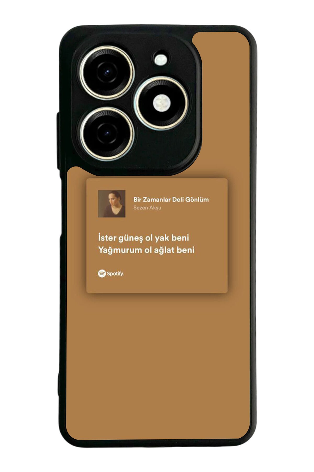 Infınıx Smart 8 Pro Uyumlu Sarki Sozleri Tasarımlı Glossy Premium Kılıf