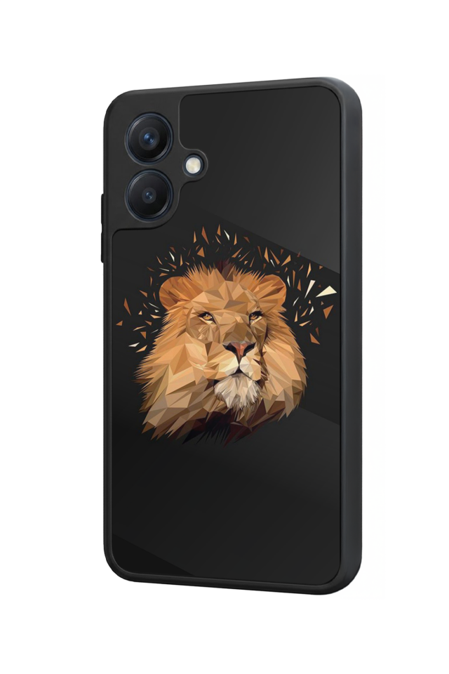 Samsung Galaxy A07 Uyumlu Aslan Tasarımlı Glossy Premium Kılıf
