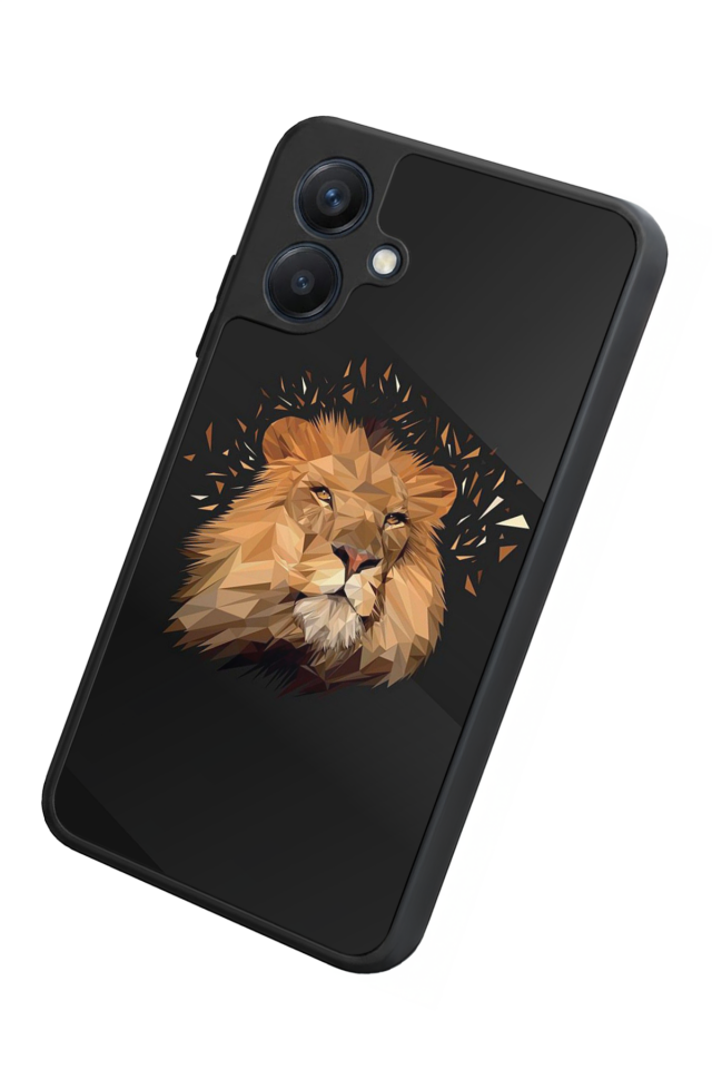 Samsung Galaxy A07 Uyumlu Aslan Tasarımlı Glossy Premium Kılıf