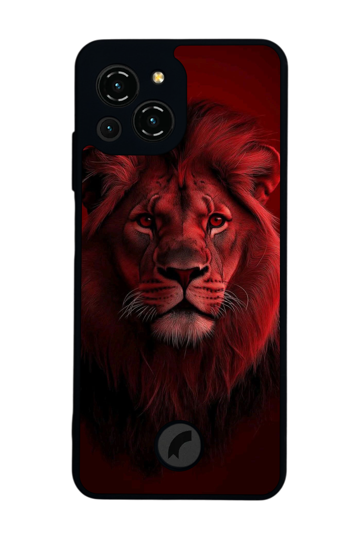 Reeder S23 Pro Max Uyumlu Aslan Tasarımlı Glossy Premium Kılıf