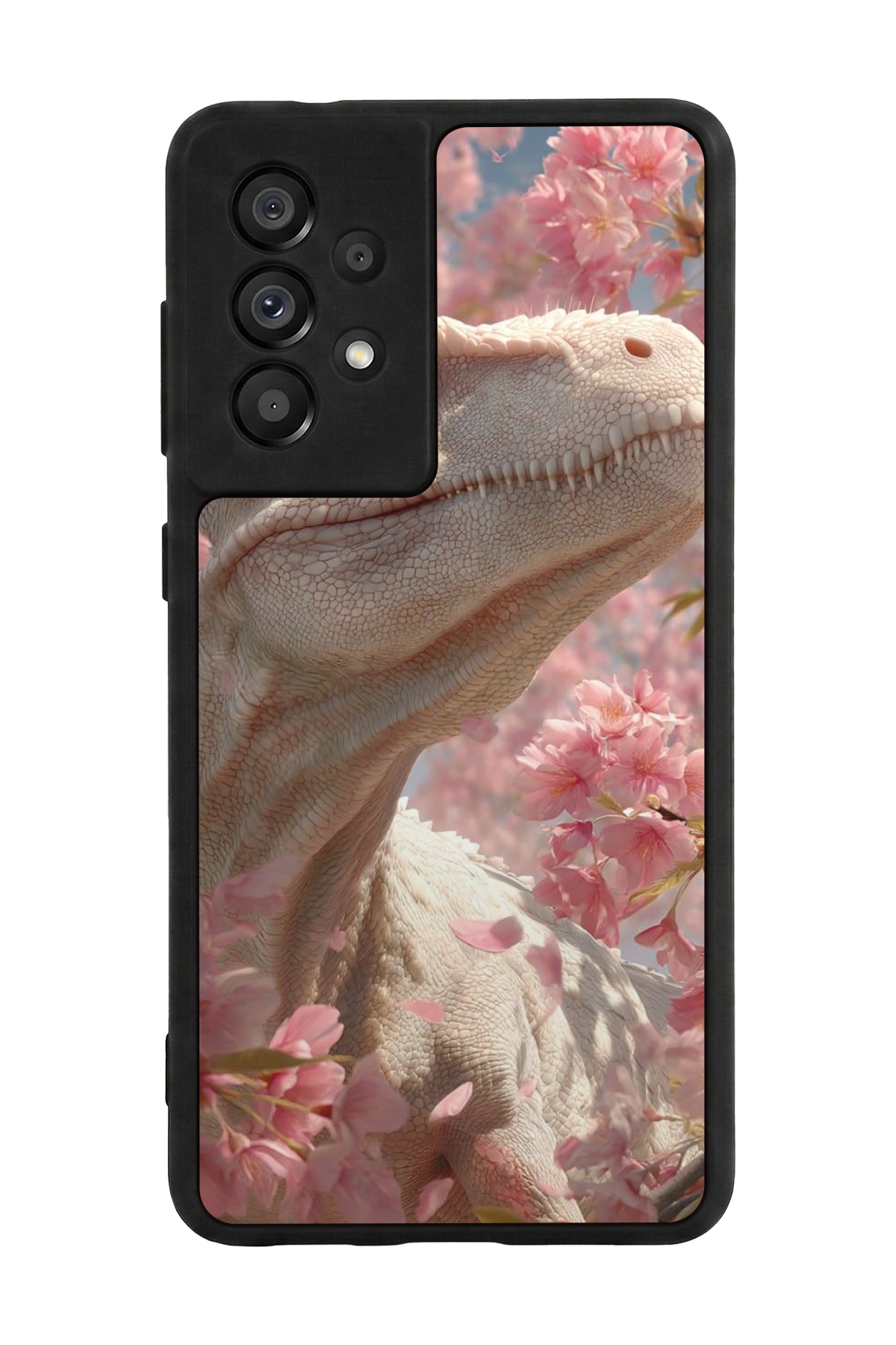 Samsung Galaxy A73 Uyumlu Dinazor Tasarımlı Glossy Premium Kılıf