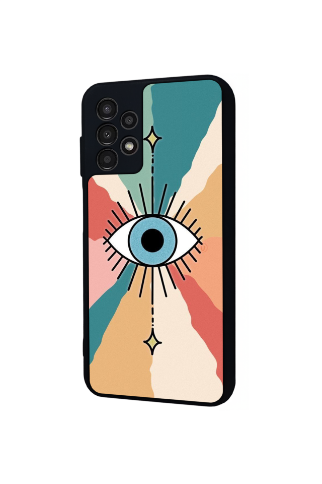 Samsung Galaxy A23 Uyumlu Göz Tasarımlı Glossy Premium Kılıf