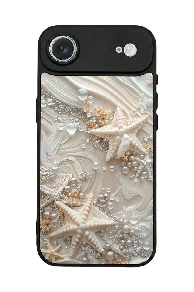iPhone 17 Air Uyumlu  İnci Tasarımlı Glossy Premium Kılıf